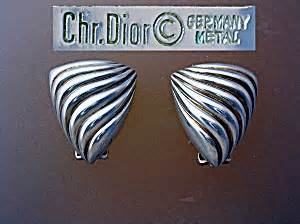 ebay sterling silver dior earrings clip|Clip .